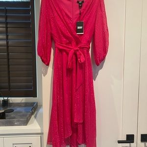 DKNY Dress in BARBIE PINK!!